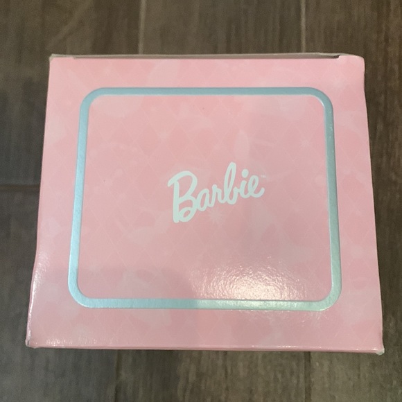 New in box;never opened 1997 Holiday Barbie 4” Decoupage Ornament included stand - Picture 8 of 12